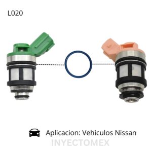 L020A Oring superior Nissan D21 Viton Azul