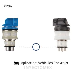L029A Oring Chevy Inferior Viton Azul