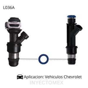 L036A Oring Tornado, Delphi Inferior Viton Azul