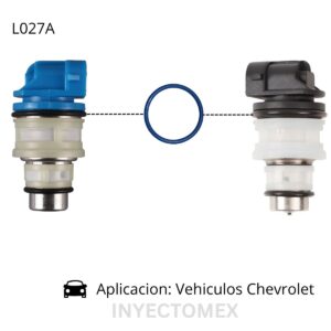 L027A Oring Chevy Superior Viton Azul