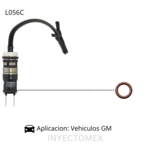 L056C Oring Vortec inferior 2da Generacion Viton
