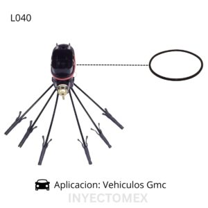 L040 Oring Cuerpo Vortec de 6 Nitrilo